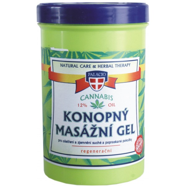 Konopný masážní gel