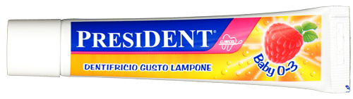 Zubní pasta s malinovou příchutí 