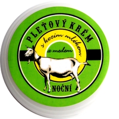 Noční krém s kozím mlékem a medem 