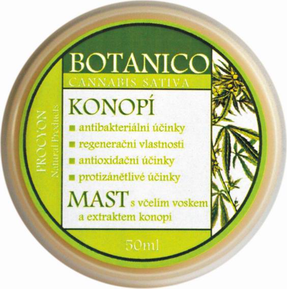 Mast s extraktem konopí 50ml 