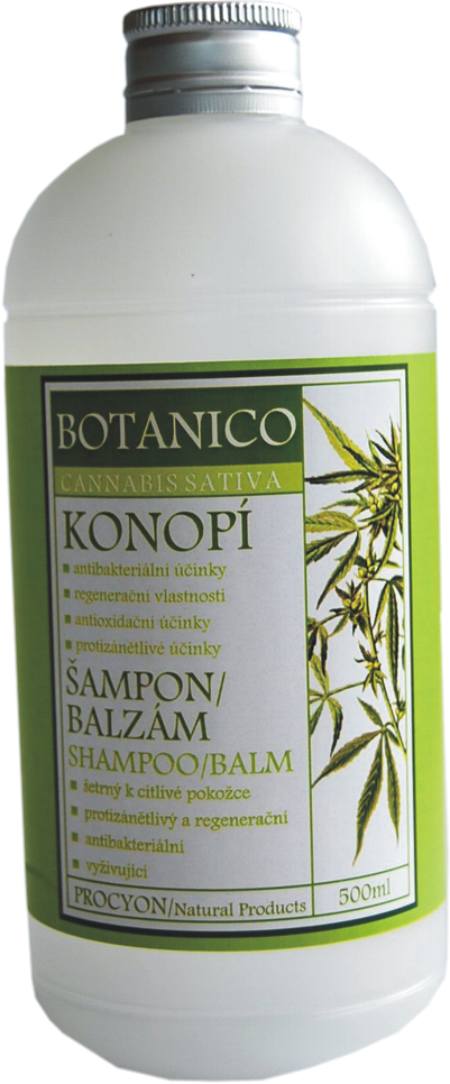 Konopný šampon balzám na vlasy s extraktem konopí 500ml 