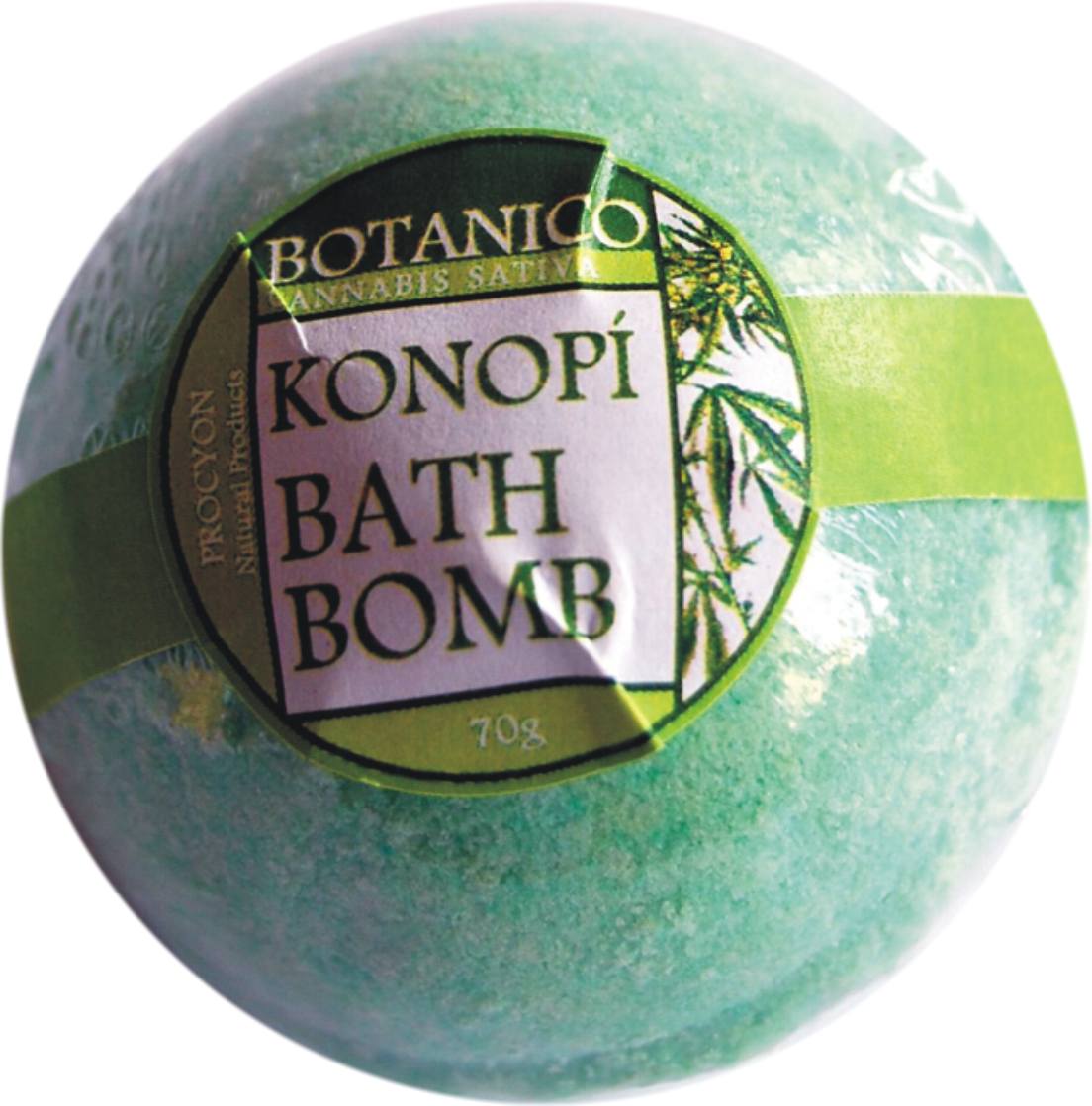 bath bombs- koupelová koule šumivá 70g konopí 