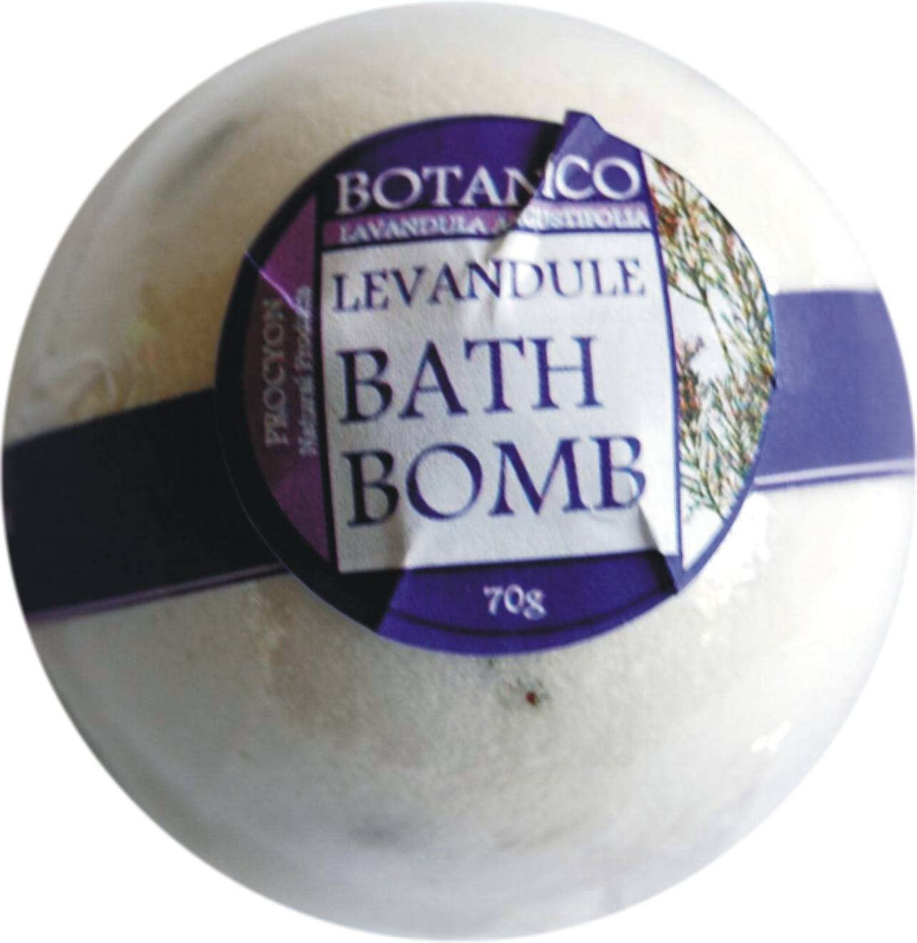 Bath bombs- koupelová koule šumivá 70g levandule