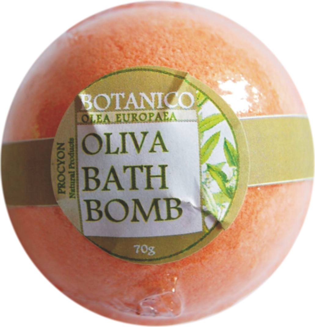 Bath bombs- koupelová koule šumivá 70g oliva 