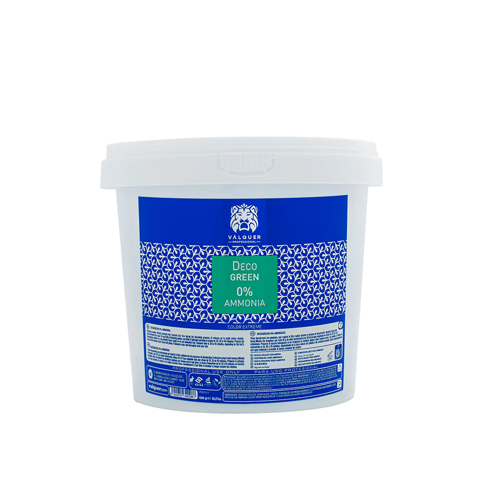 Bělicí prostředek bez amoniaku - Decogreen Powders 0% - 1000 g