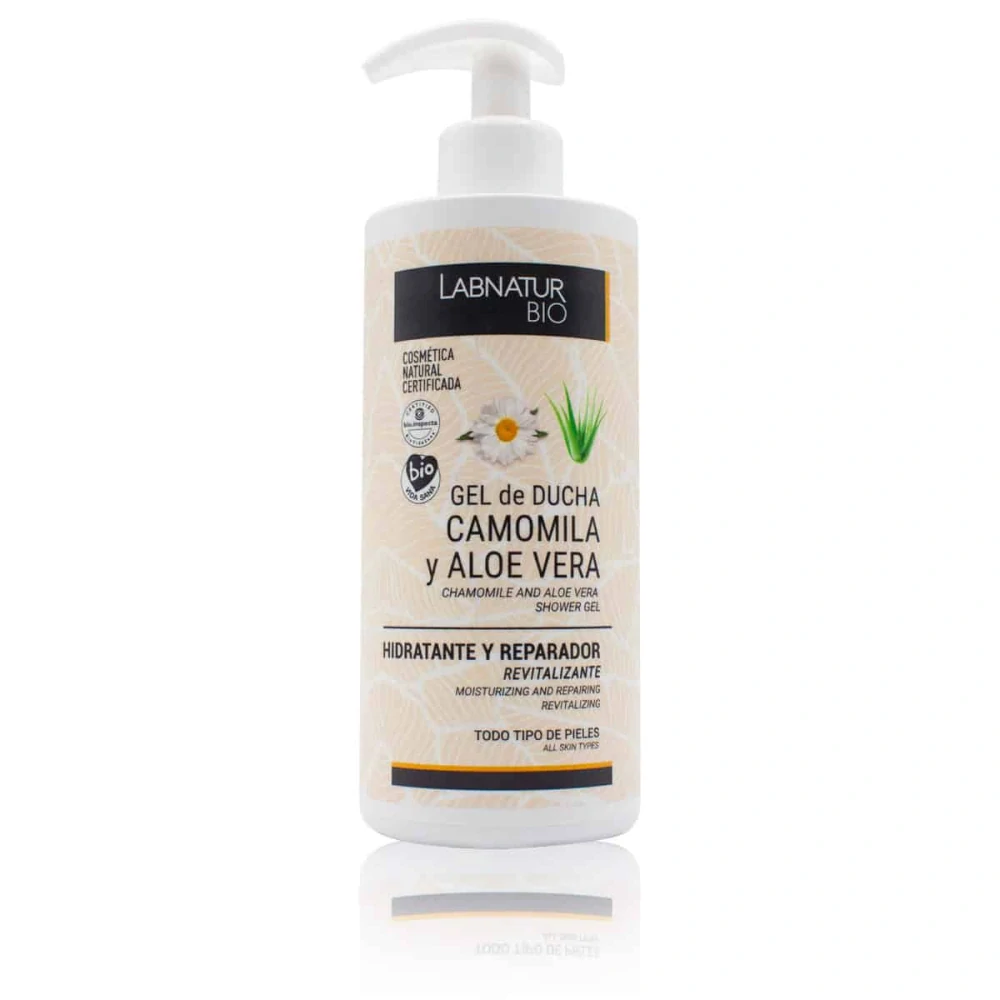 Heřmánek a aloe vera sprchový gel 450ml Labnatur Bio