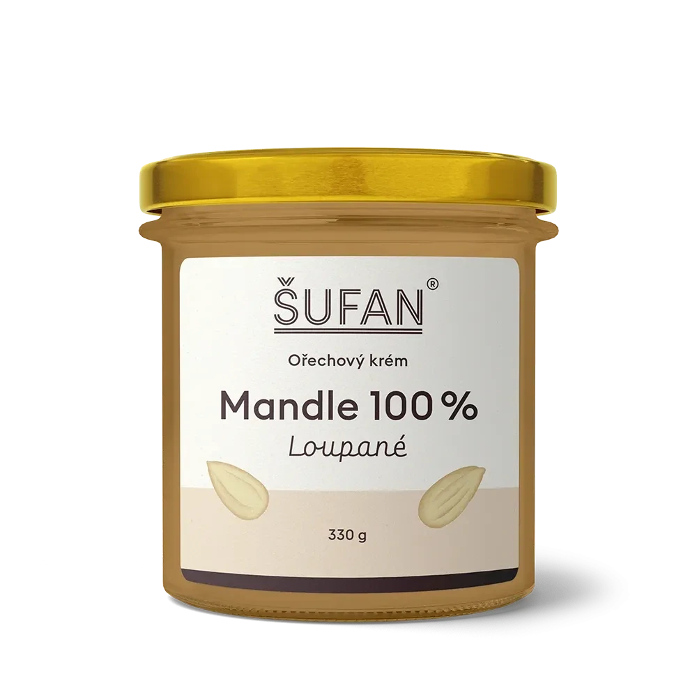 Máslo z loupaných mandlí - 330 g