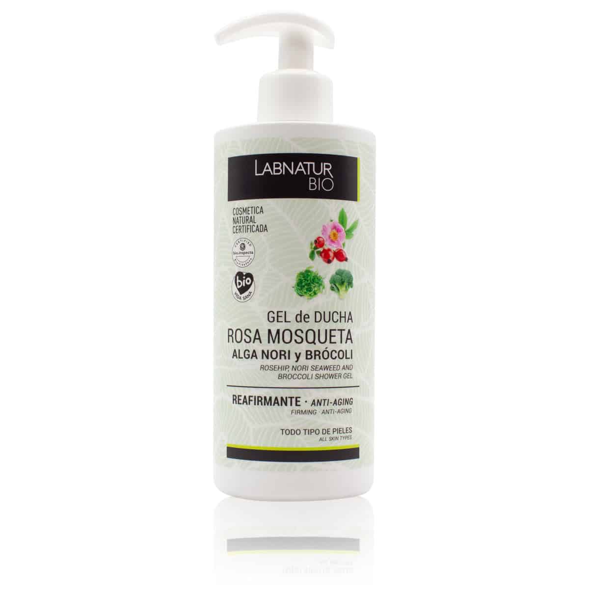 Sprchový gel ze šípku, mořských řas a brokolice 450 ml Labnatur Bio