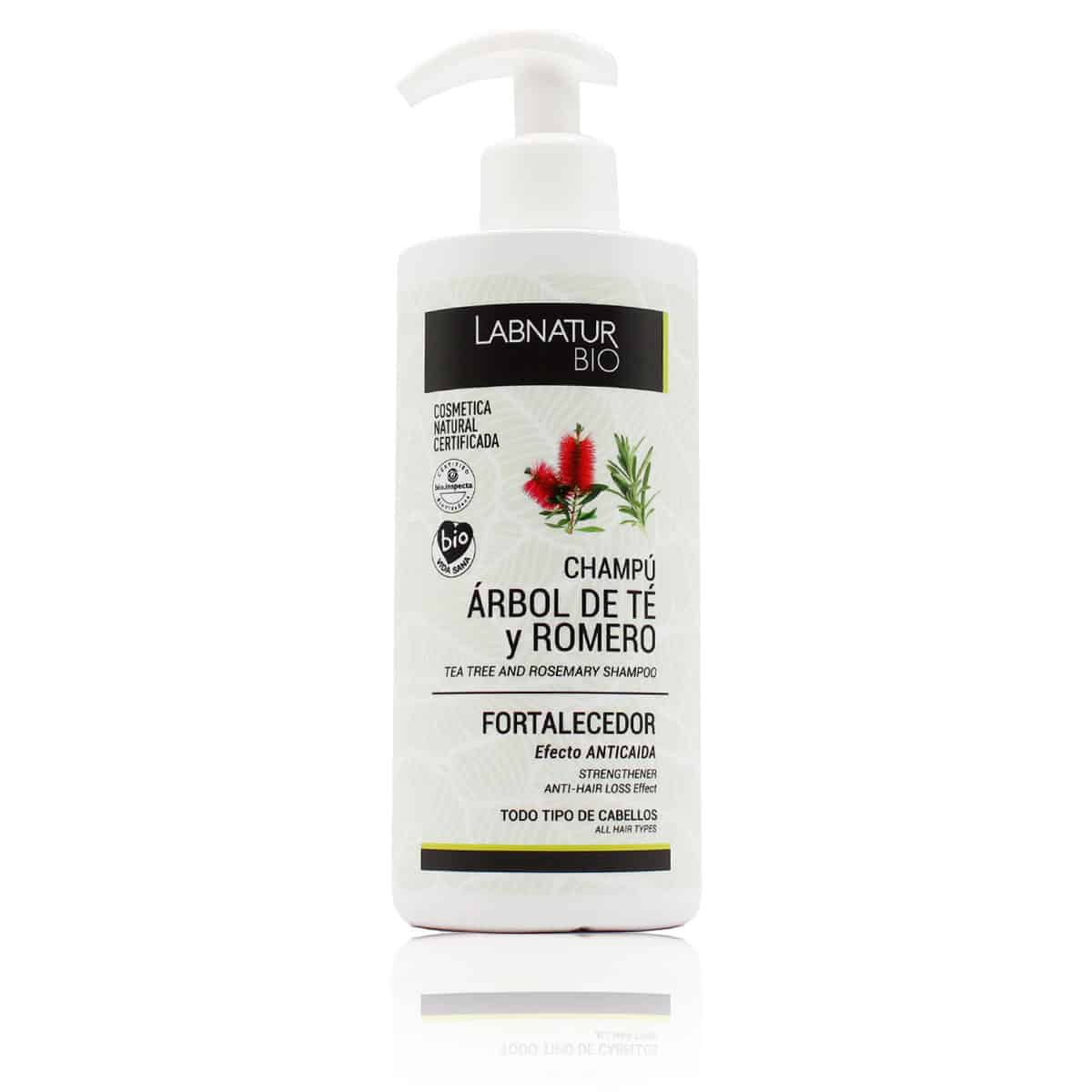 Tea Tree & Rosemary posilující šampon 450ml Labnatur Bio