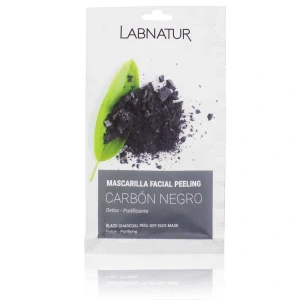 Peelingová pleťová maska s černým uhlím 10ml Labnatur