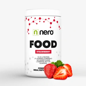 Funkční zdravá strava Nero FOOD Jahoda, 600g, 20 porcí