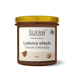 Lískový ořech s tmavou čokoládou - 330 g