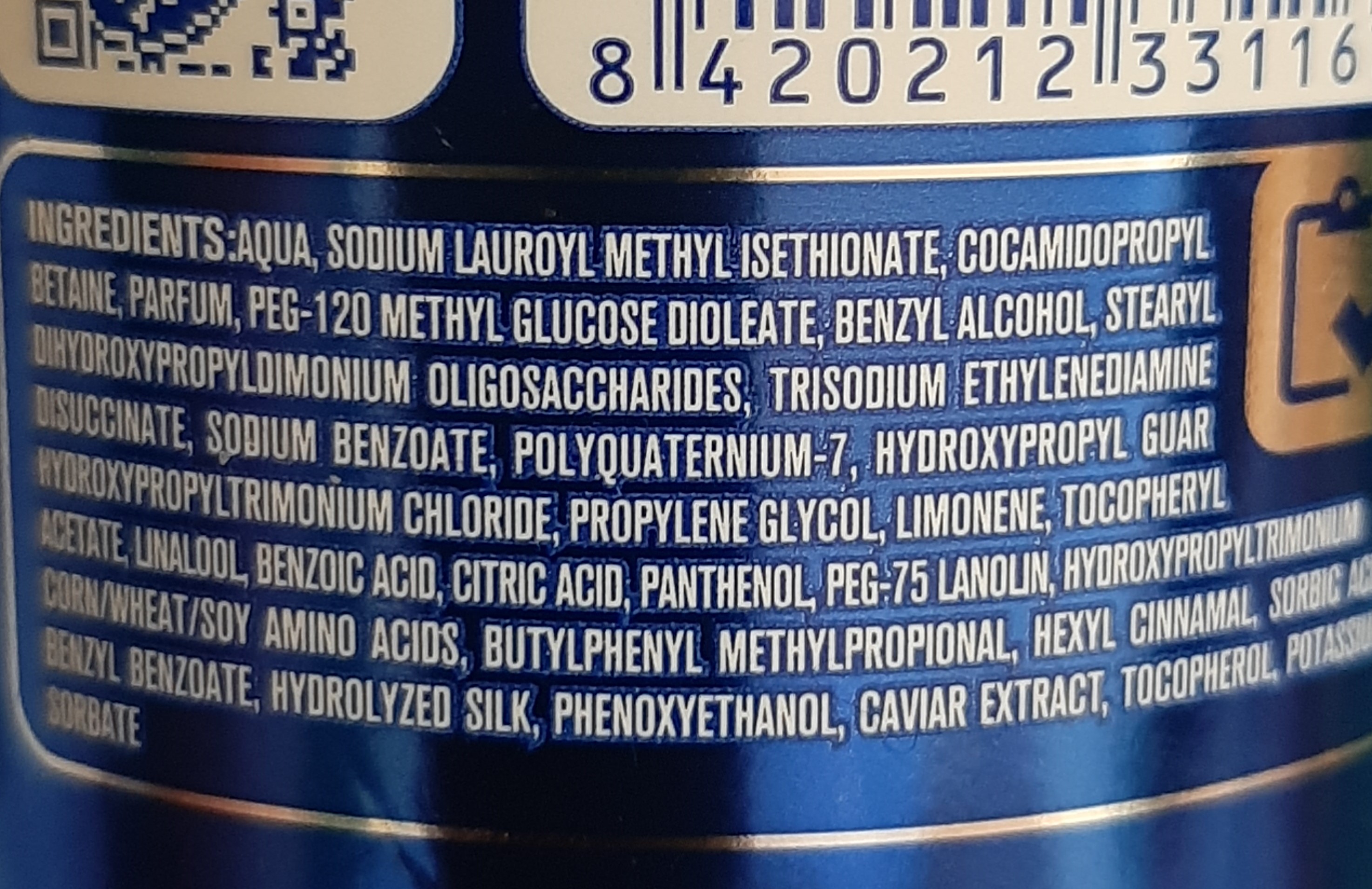 Regenerační šampon -6 ml ( tester )