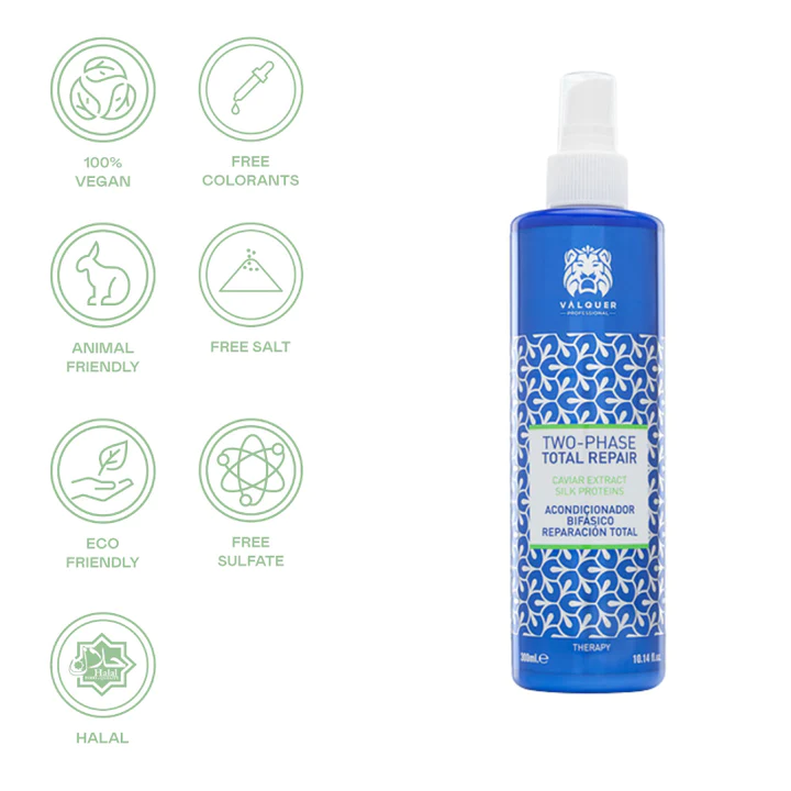 Dvoufázový kondicionér pro celkové opravy poškozených vlasů - 300 ml