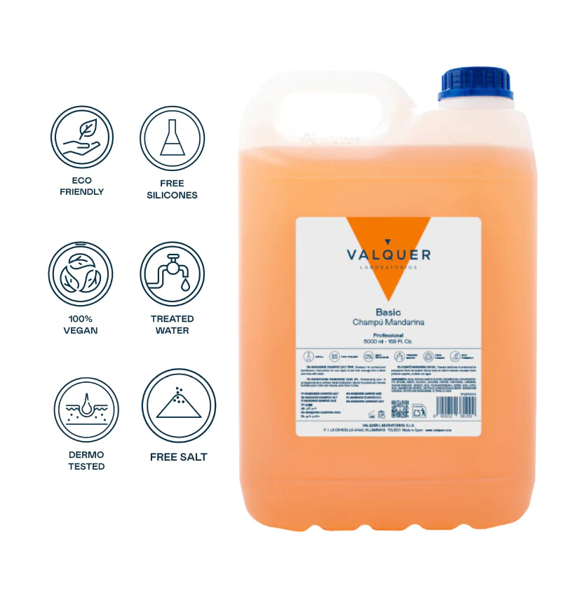 Šampon mandarinka bez soli - 5000 ml