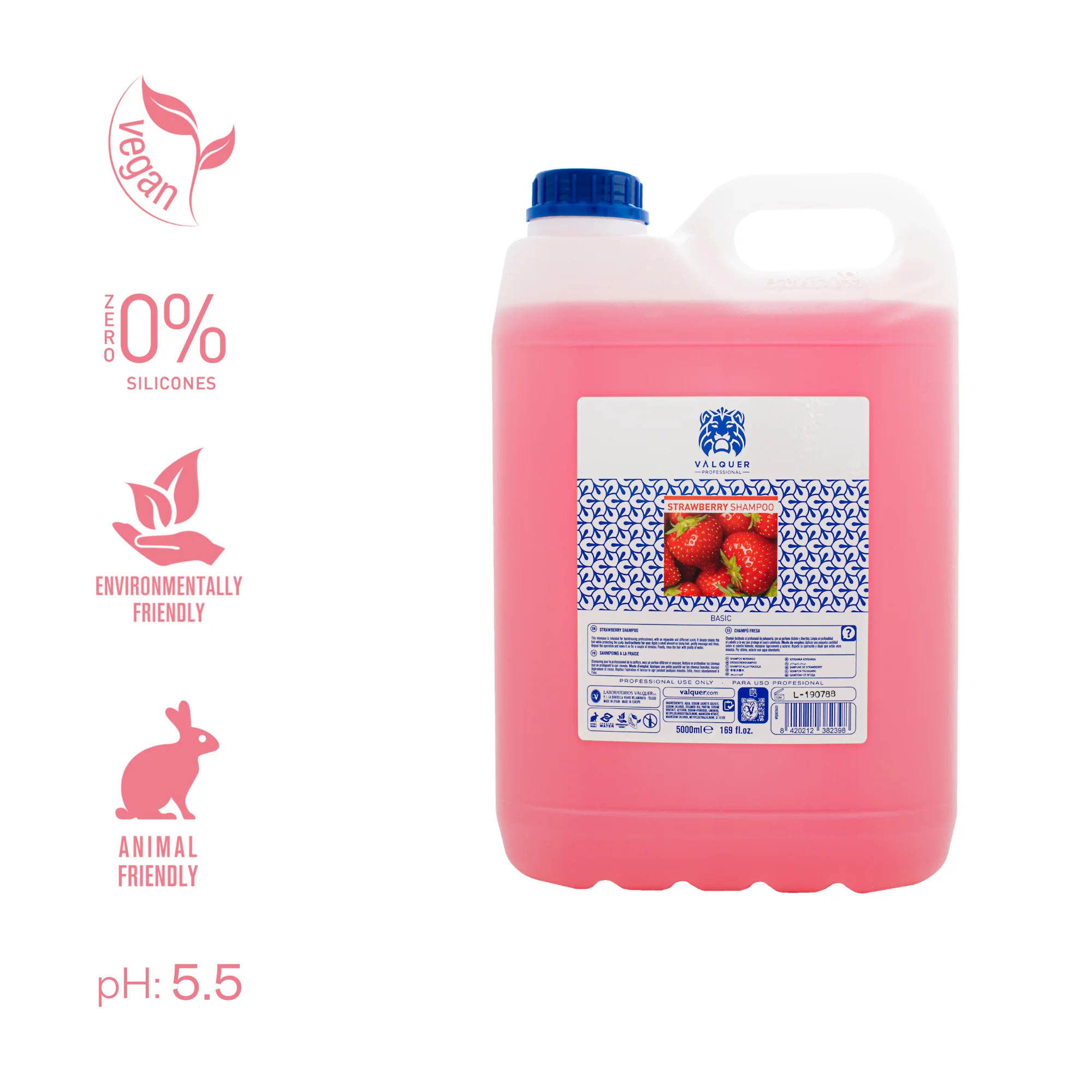 Jahodový šampon - 5000 ml