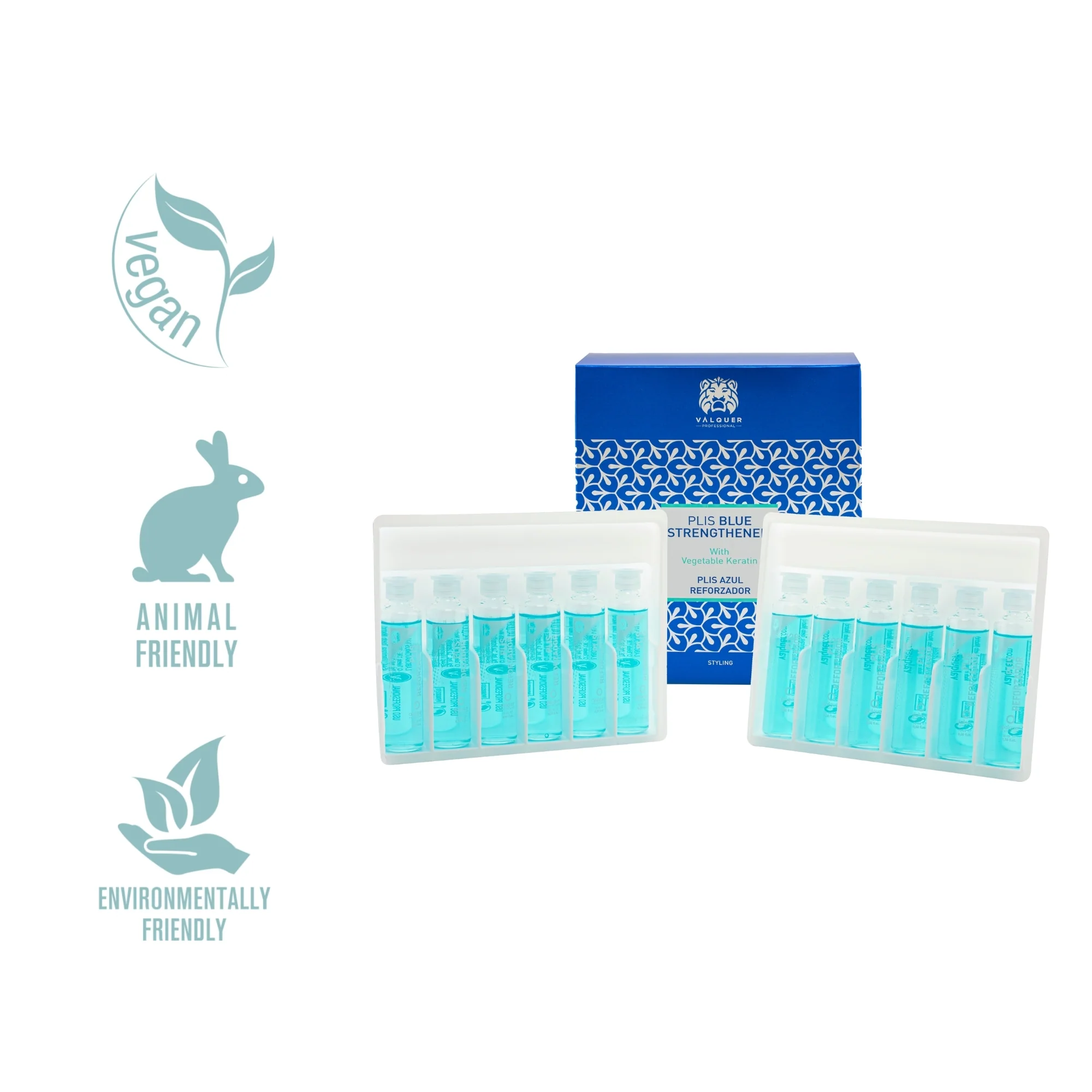 Modrý zpevňující plis - 12x15 ml