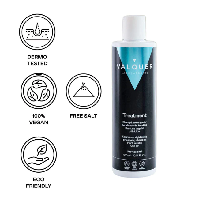 Keratinový narovnávací šampon - 300 ml