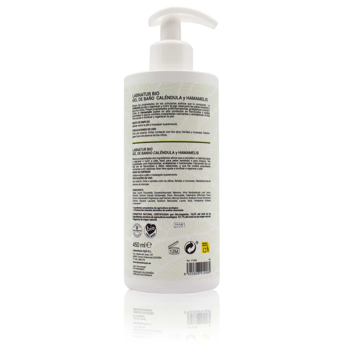 Měsíček lékařský sprchový gel 450ml Labnatur Bio