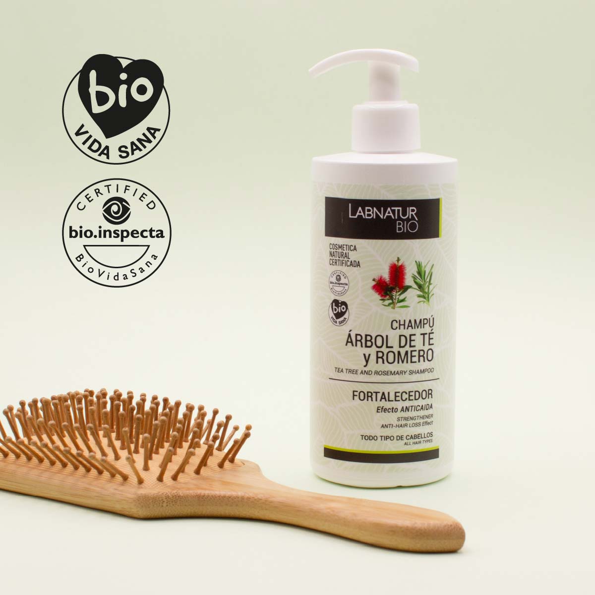 Tea Tree & Rosemary posilující šampon 450ml Labnatur Bio