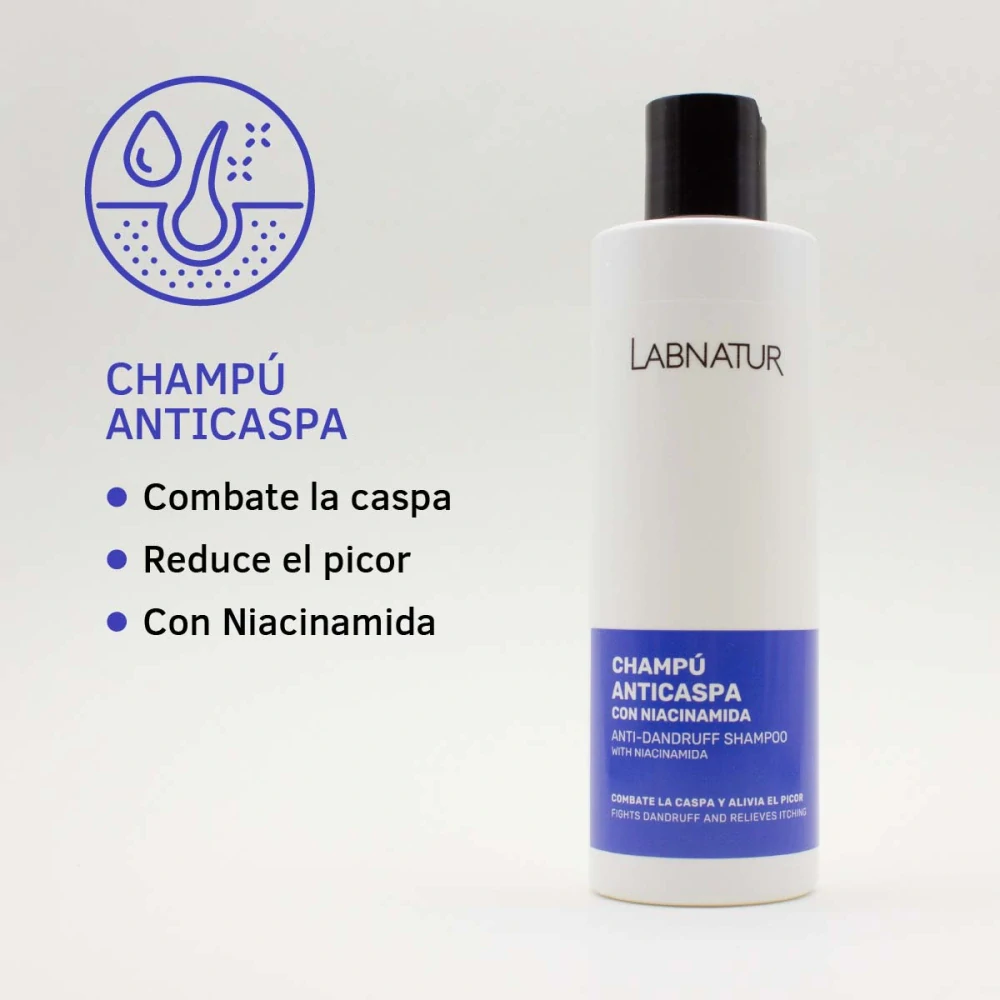Šampon proti lupům s niacinamidem 250 ml Labnatur