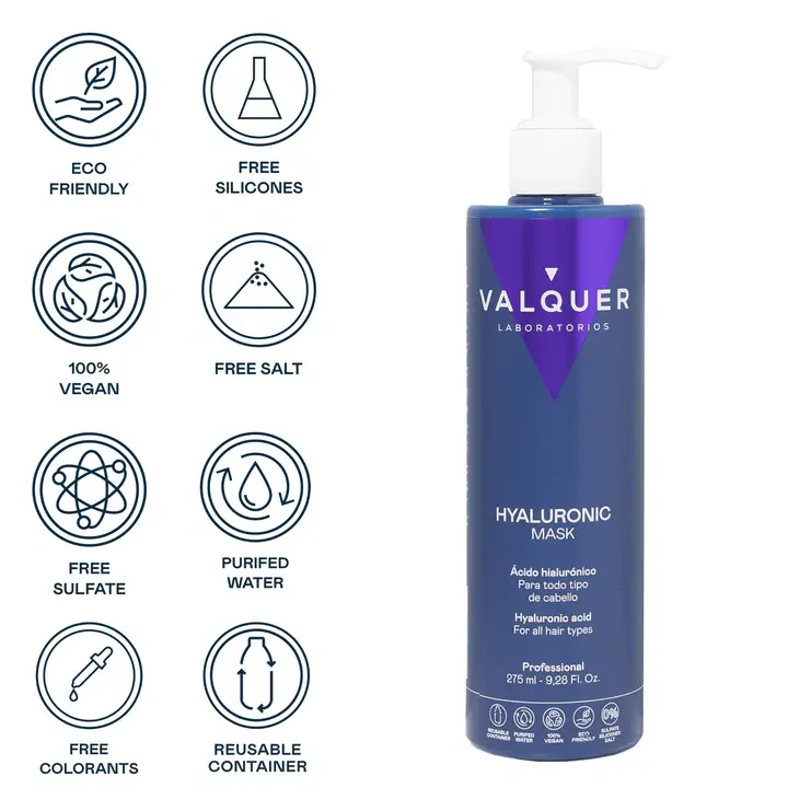 Maska na vlasy s kyselinou hyaluronovou - 275 ml 