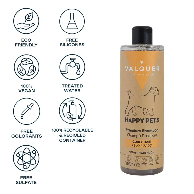 Prémiový šampon pro kudrnaté chlupy - 400 ml