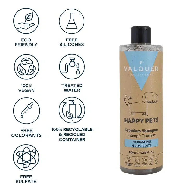 Prémiový hydratační šampon pro domácí mazlíčky - 400 ml