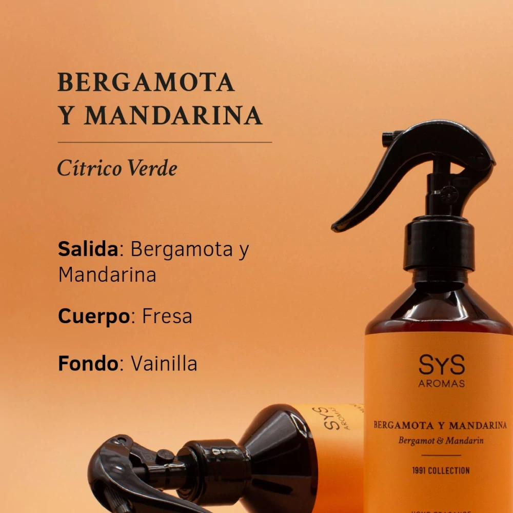 Osvěžovač vzduchu ve spreji s bergamotem a mandarinkou - 300ml