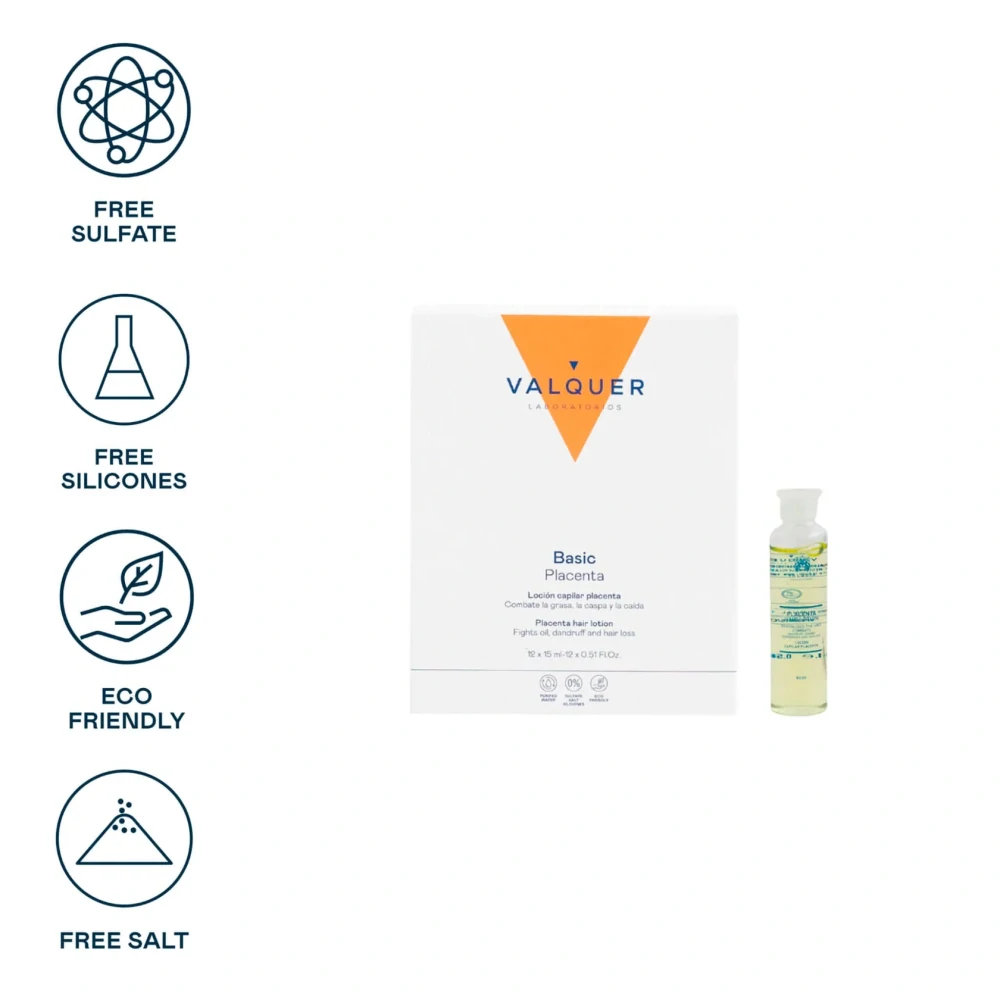 Placenta hair lotion - 12x15 ml