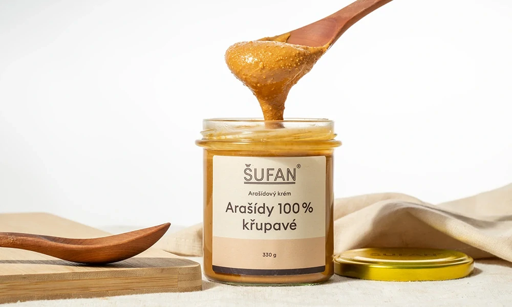 Arašídové máslo křupavé - 330 g