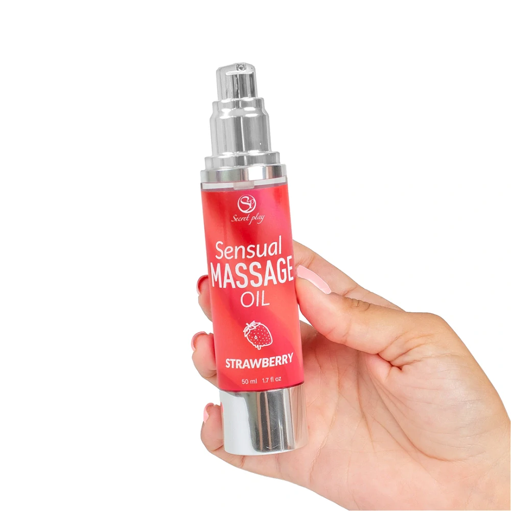 Masážní olej jahoda - 50 ml