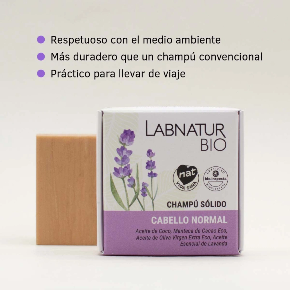 Pevný šampon pro normální vlasy 75 g Labnatur Bio