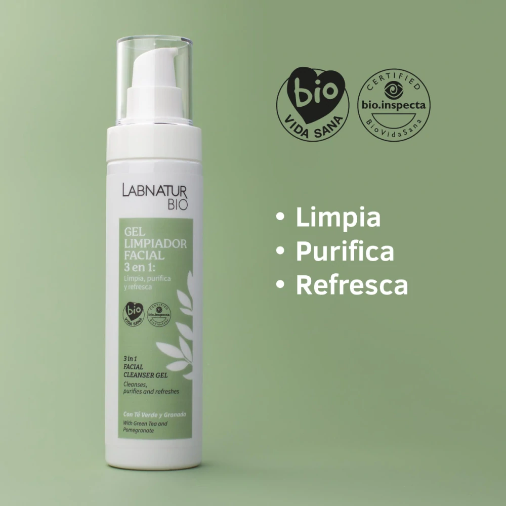 3 v 1 Pleťový čisticí gel – 150 ml Labnatur Bio