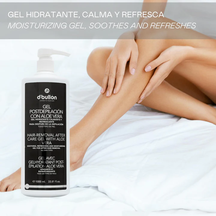 Gel po odstranění chloupků s aloe vera - 1 000 ml