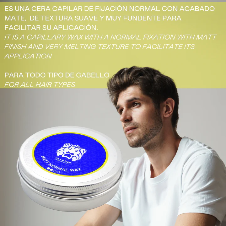 Normální matný vosk na vlasy - 100 ml