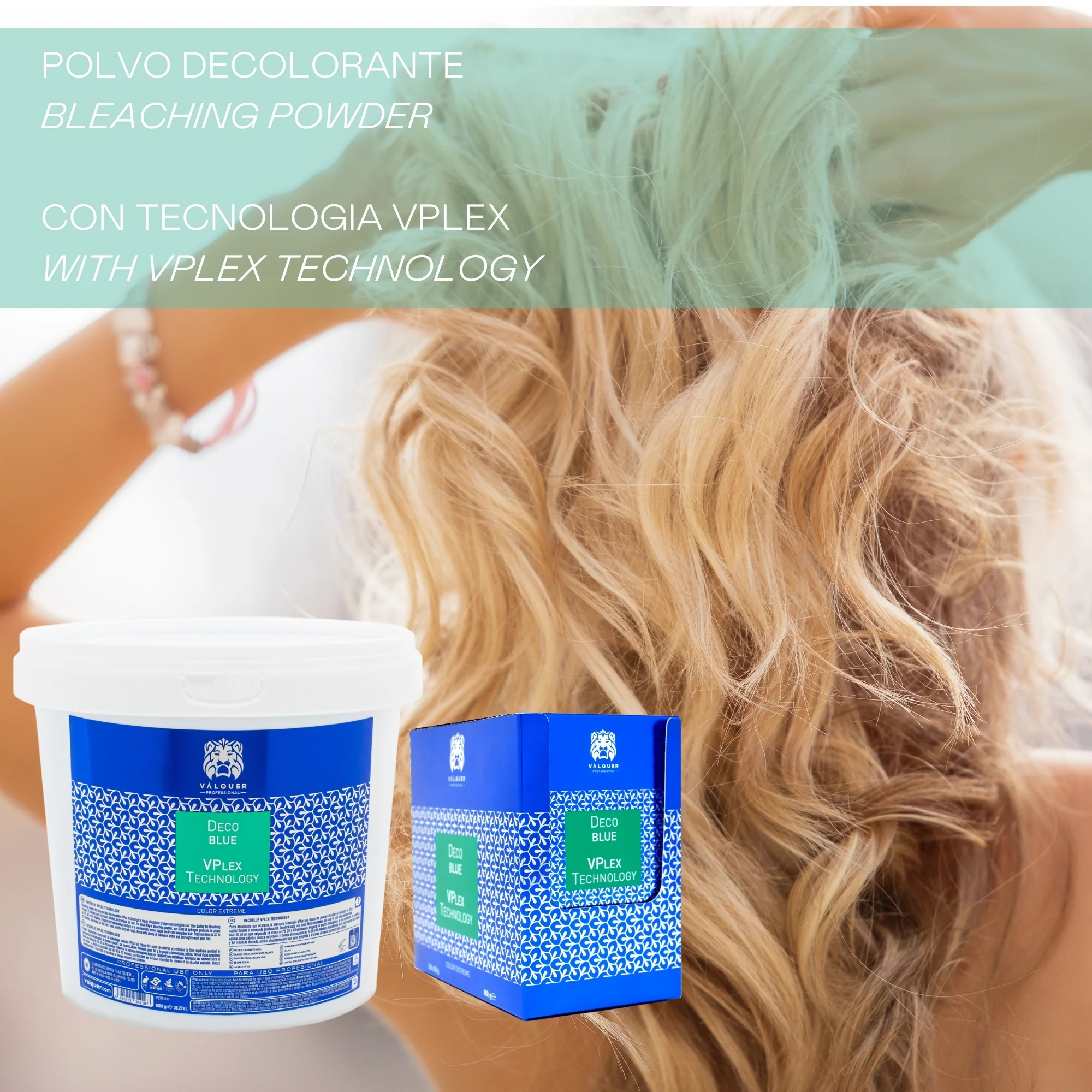 Decoblue Vplex Technology bělící prášek - 1000 g