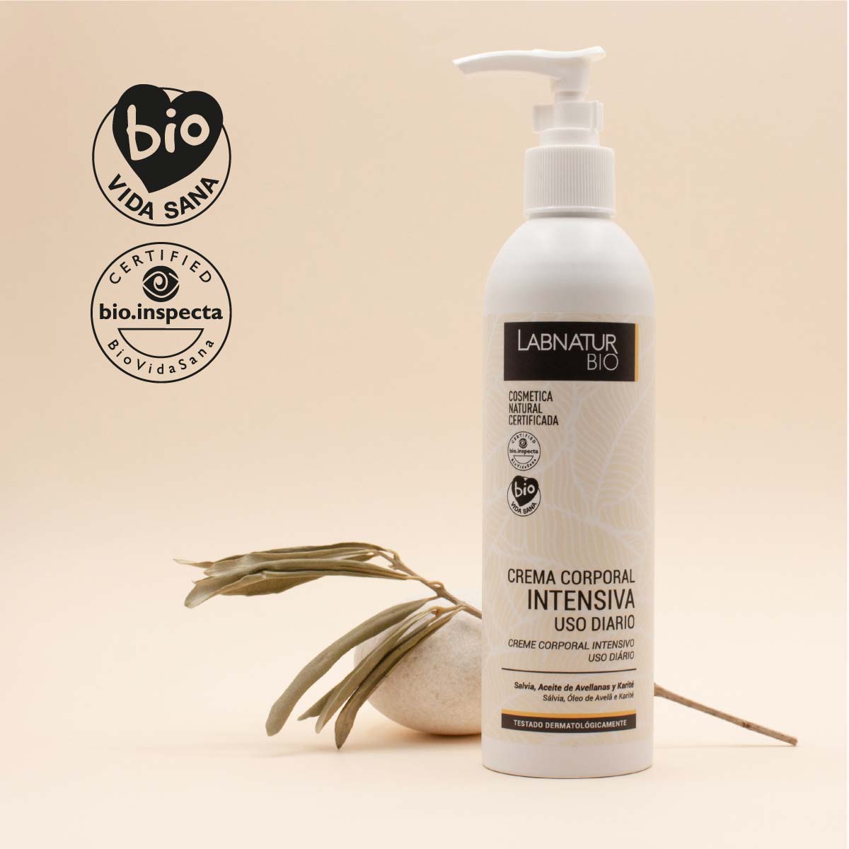 Intenzivní tělový krém se šalvějí 250ml Labnatur Bio