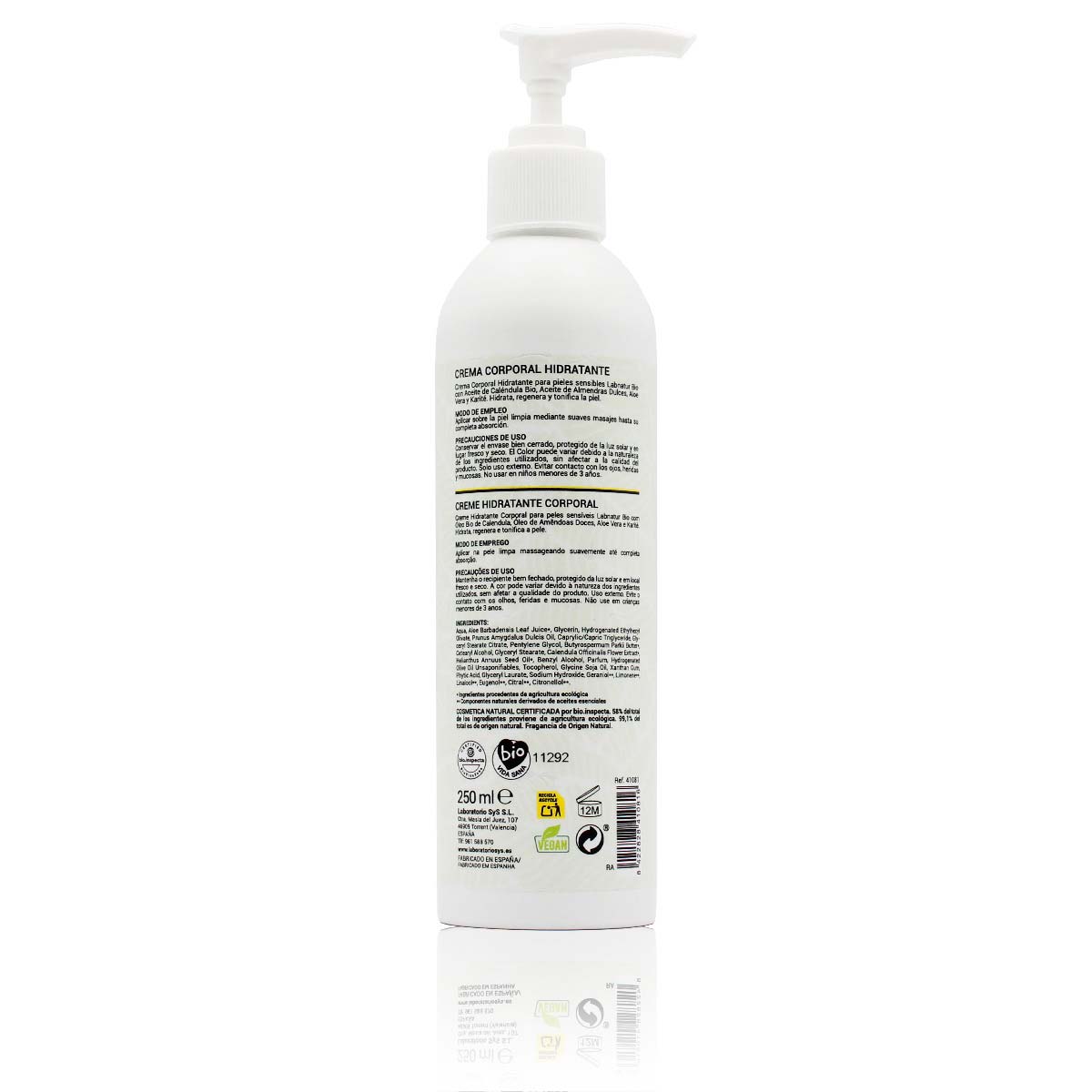 Hydratační tělový krém pro citlivou pokožku 300 ml Labnatur Bio