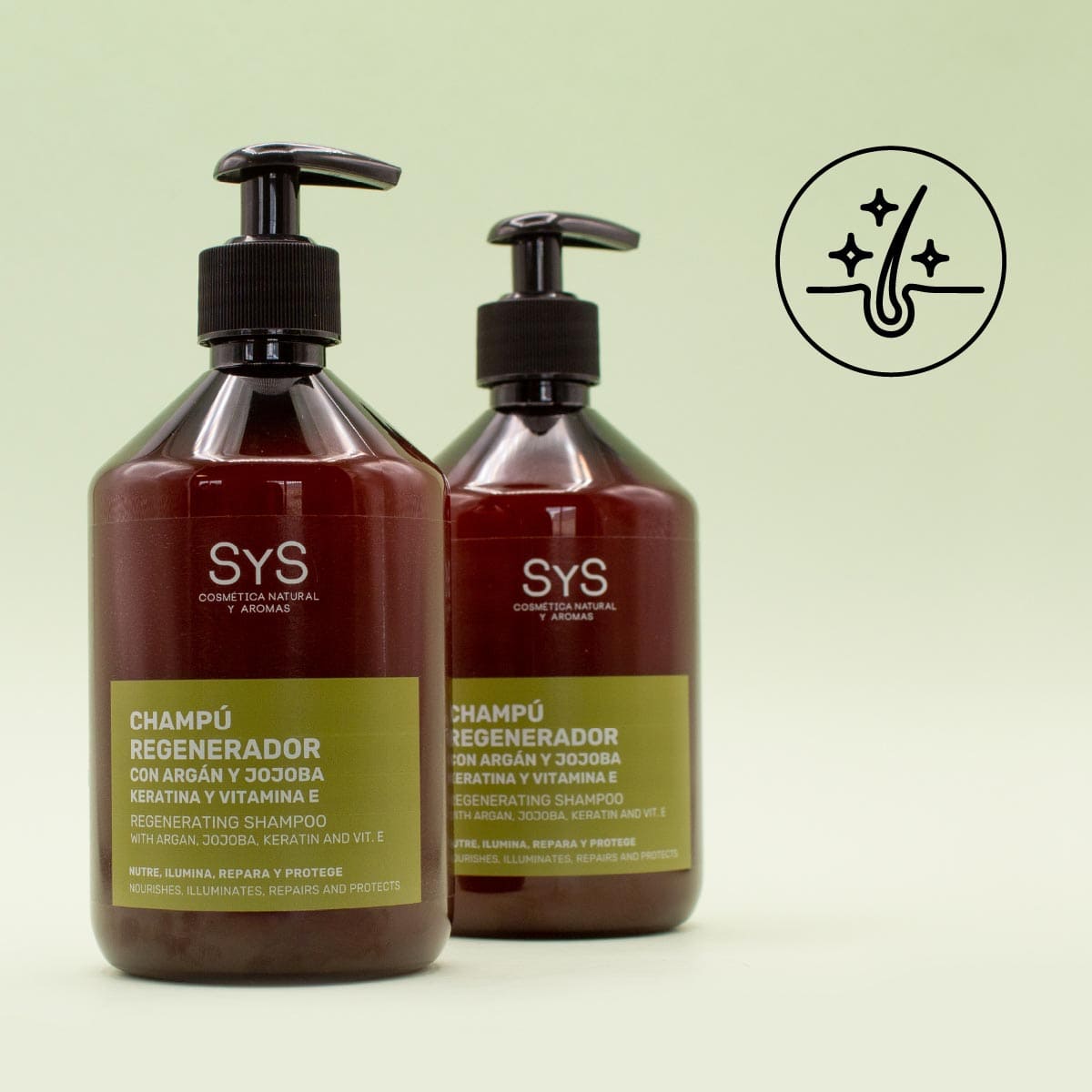 Argan&Jojobový regenerační šampon s keratinem 500ml Labnatur