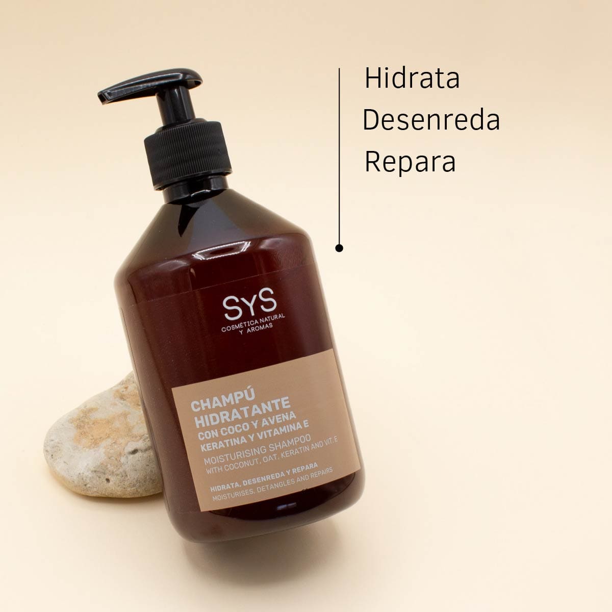 Kokosovo-ovesný hydratační šampon s keratinem 500ml Labnatur