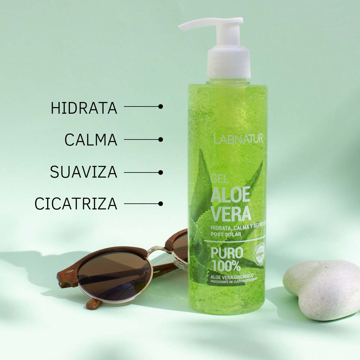 100% čistý gel z aloe vera 250 ml Labnatur