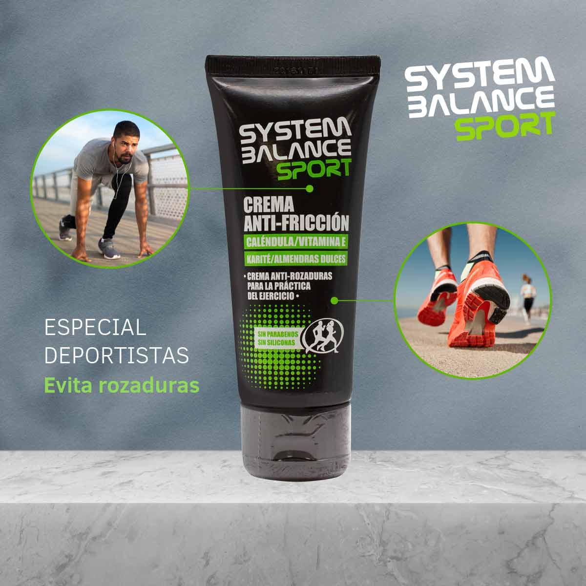 System Balance Sport krém proti tření 100ml
