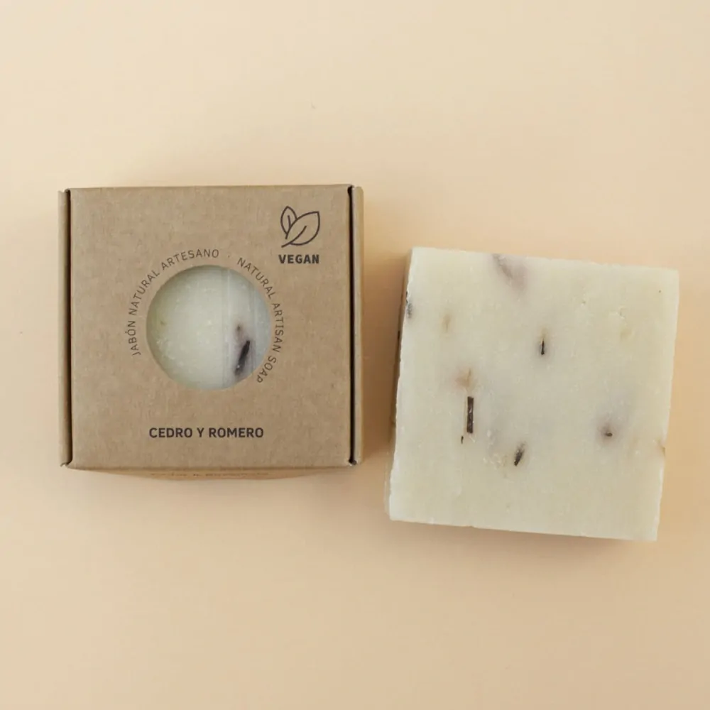 Prémiové přírodní mýdlo cedr & rozmarýn - 100g