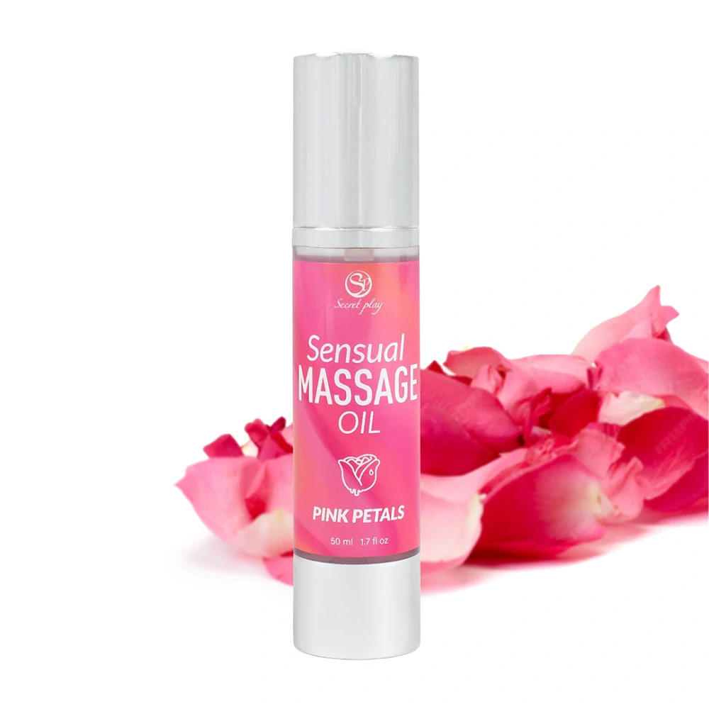 Masážní olej z okvětních lístku růží - 50 ml