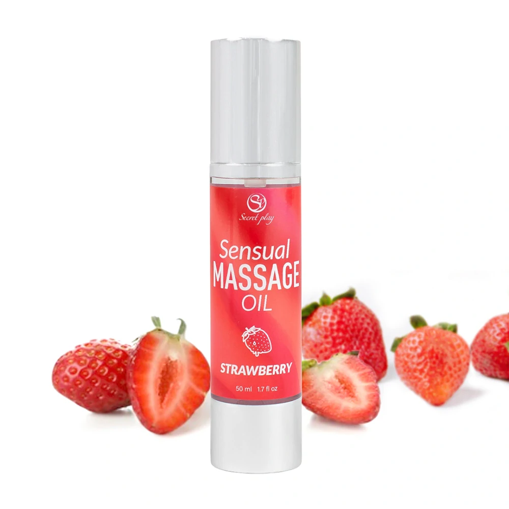Masážní olej jahoda - 50 ml