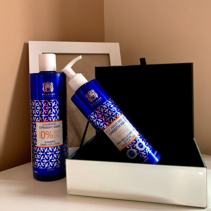 Glaciální vlasová maska ​​pro rovné vlasy - 300 ml 
