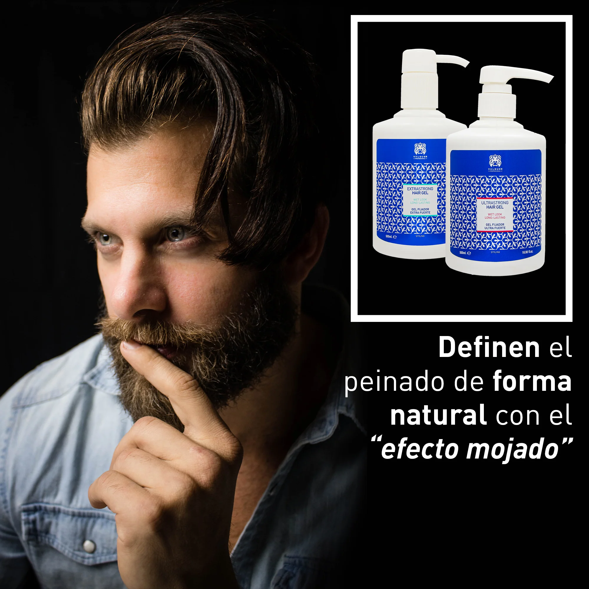 Extra silný fixační gel na vlasy - 500 ml