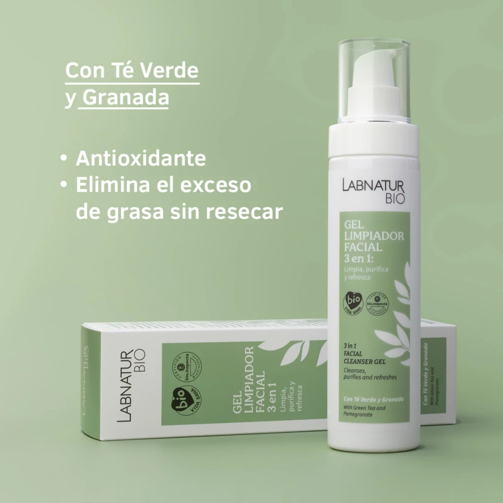 3 v 1 Pleťový čisticí gel – 150 ml Labnatur Bio